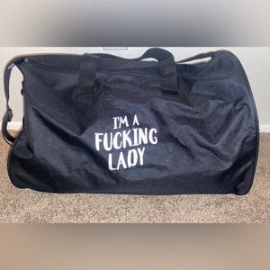 Assholes Live Forever Duffle Bag NWOT